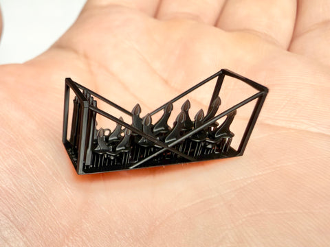 MUYI Model G350096 1/350 German Navy Battleship Bismarck Equipment Set Q (Ultra-precise 3D-printed kit; 9 parts included)