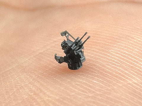MUYI Model G700010 1/700 German Navy 20mm C/38 (1942) Autocannon – Ultra-Precise 3D Printed Kit (Set of 8)