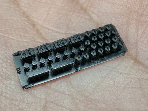 MUYI Model G700043 1/700 German Navy Deck Accessories B (Ultra-precise 3D-printed kit – 34 parts)