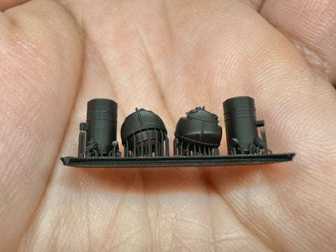 MUYI Model G700048 1/700 German Navy SL 8 4m Rangefinder Ultra-Precise 3D Printed Kit (Set of 2) (for Flyhawk)