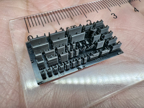 MUYI Model G700050 1/700 German Navy Louvers (for Bismarck / Flyhawk) – Ultra-Detailed 3D Printed Kit (1 Piece)