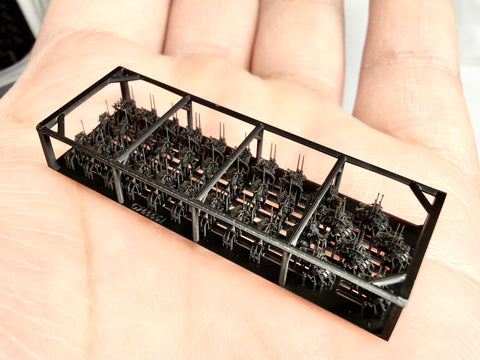MUYI Model G700061 1/700 German Navy Battleship Tirpitz Armament Group A Ultra-Detailed 3D Printed Kit (34 Parts)