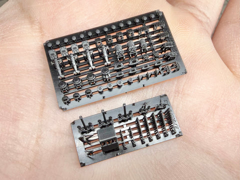 MUYI Model R700185 1/700 Detail-up parts for the IJN *Kaga* (Fujimi kit) – bow and stern decks (ultra-precise 3D-printed kit, 77 parts)