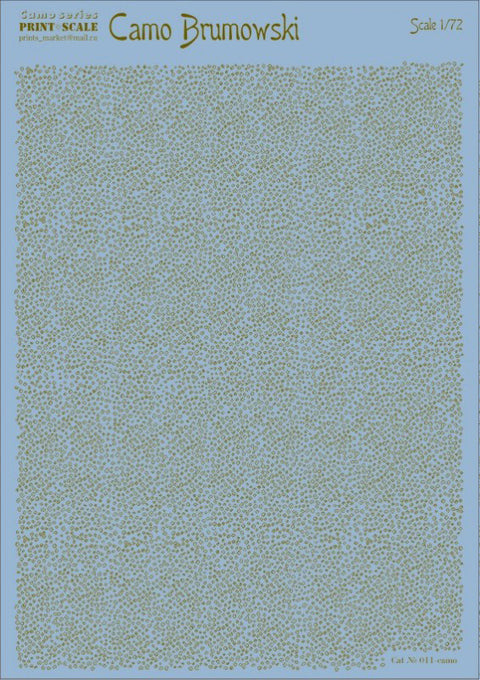 Print Scale 011-camo 1/72 Brumowski camouflage decal 011-camo 1/72