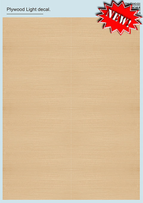 Print Scale 031-camo 1/48 Plywood Camouflage Light Part 1 031-camo 1/72–1/48