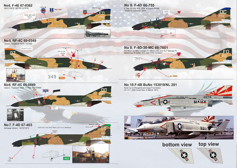 Print Scale 144-010 1/144 McDonnell Douglas F-4 Phantom II 144-010 Scale 1/144