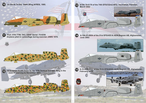 Print Scale 144-011 1/144 Fairchild Republic A-10A Thunderbolt II “Desert Storm” 144-011 Scale 1/144