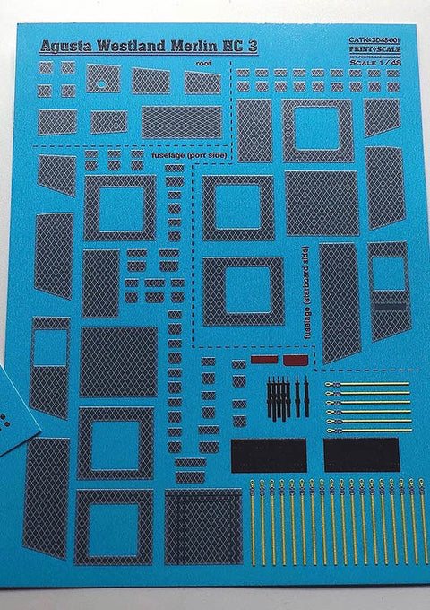 Print Scale 3D48-001 1/48 Agusta Westland Merlin HC.3 Instrument Panel 3D48-001 Scale 1/48
