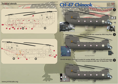 Print Scale 48-044 1/48 CH-47 Chinook Part 2