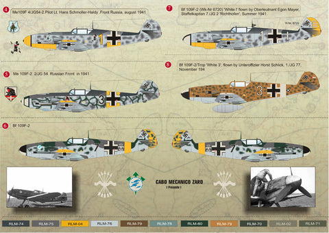 Print Scale 48-048 1/48 Messershmit Me-109 F2 Part 1