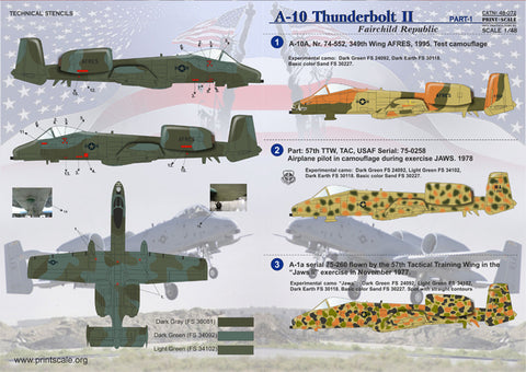 Print Scale 48-072 1/48 A-10 Thunderbolt II  Part 1
