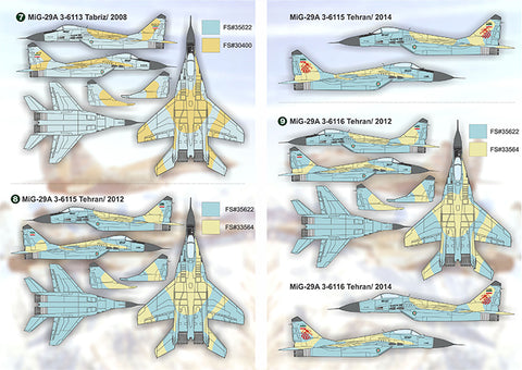 Print Scale 48-129 1/48 Iranian MiG-29
