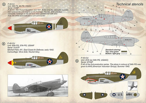 Print Scale 48-169 1/48 Curtiss P-40 C, CU. Part 2