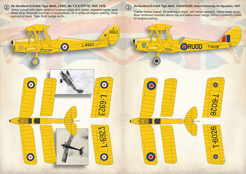 Print Scale 48-179 1/48 De Havilland Tiger Moth Part 1