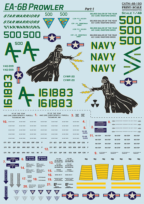 Print Scale 48-193 1/48 EA-6B Prowler Part 1