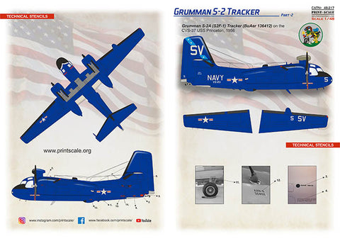 Print Scale 48-217 1/48 Grumman S-2 Tracker Part 2