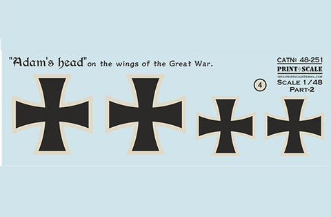 Print Scale 48-251 1/48 "Adam's head" on the wings of the Great War  Part 2 The complete set 1,5 leaf - 1_3dbff2ba-6016-4f4f-93a2-4059219bb63a