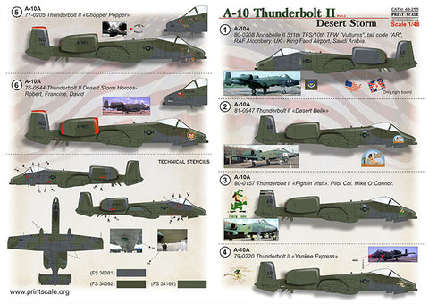 Print Scale 48-255 1/48 A-10 Thunderbolt. Desert Storm. Part 2