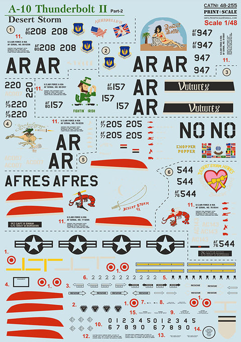 Print Scale 48-255 1/48 A-10 Thunderbolt. Desert Storm. Part 2 - a140939d-b010-44af-8070-9b8b1f9cb10a