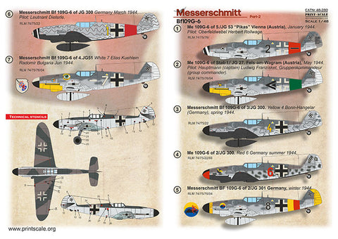Print Scale 48-280 1/48 Me-109 G-6  Part 2 The complete set 2 leaf - 2_ac83826a-9c67-43ae-9018-e621985cccbe