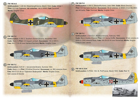 Print Scale 48-281 1/48 FW 190 A-3, A-4, A-5, A-6, F & Recon   Part 1
