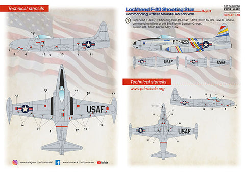 Print Scale 48-286 1/48 Lockheed F-80 Shooting Star Part 7