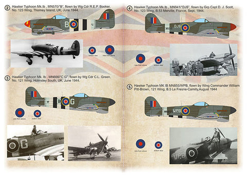 Print Scale 48-294 1/48 Personal Storm:  Wings Commander Typhoon and Tempests of the 2nd TAF. Part 1 - 2_6c4ccaea-b09b-41fd-900c-142603382bc4