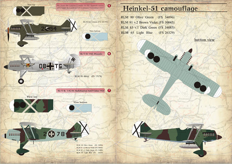Print Scale 72-012 1/72 Heinkel He-51