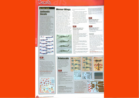 Print Scale 72-025 1/72 Fokker D VII Part 2 The complete set 3 leaf