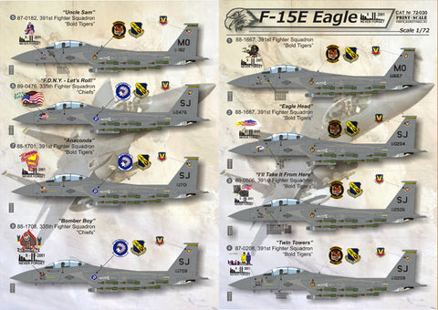 Print Scale 72-030 1/72 F-15E