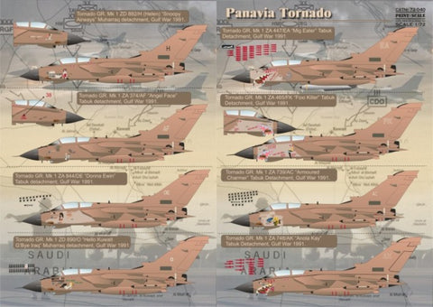 Print Scale 72-040 1/72 Panavia Tornado