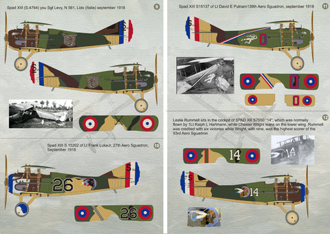 Print Scale 72-046 1/72 Spad VII-XVII