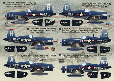Print Scale 72-052 1/72 F4U Corsair Of The Korean War