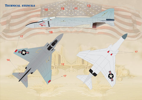 Print Scale 72-058 1/72 US NAVY F-4 Phantom Mig Killers Part 1