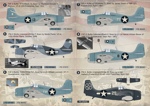 Print Scale 72-066 1/72 Wildcat and Martlet Aces