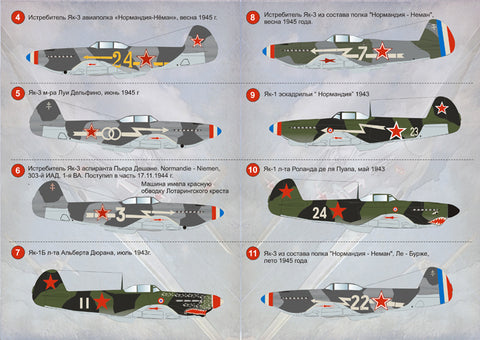 Print Scale 72-071 1/72 Normandy–Nieman Victory Aces Regiment 72-071 Scale 1/72