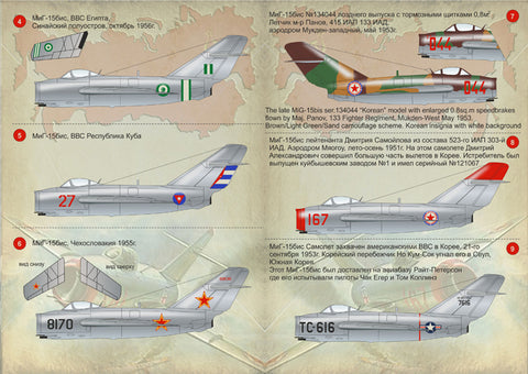 Print Scale 72-076 1/72 MiG-15 72-076 Scale 1/72