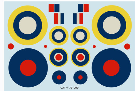 Print Scale 72-099 1/72 Armstrong Whitworth A.W.38 Whitley The complete set 2 leaf