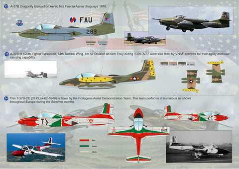 Print Scale 72-111 1/72 Cessna A/T-37 Dragonfly 72-111 Scale 1/72