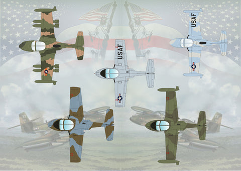 Print Scale 72-111 1/72 Cessna A/T-37 Dragonfly 72-111 Scale 1/72