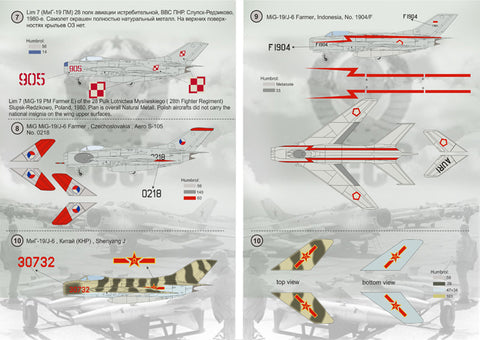 Print Scale 72-115 1/72 MIG-19 Farmer