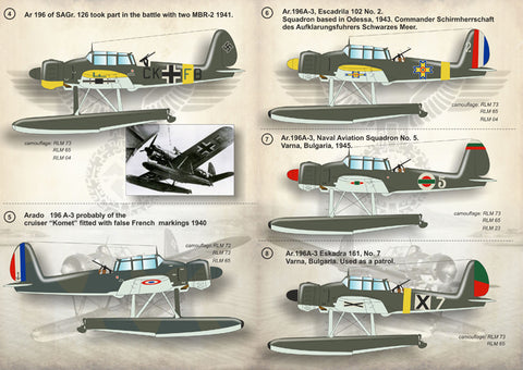 Print Scale 72-119 1/72 Arado Ar 196