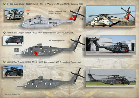 Print Scale 72-137 1/72 Sikorsky S-80 Super Stallion The complete set 1,5 leaf