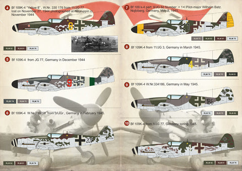 Print Scale 72-146 1/72 Messerschmitt Bf 109 K