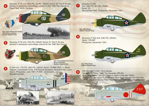 Print Scale 72-148 1/72 Seversky P-35