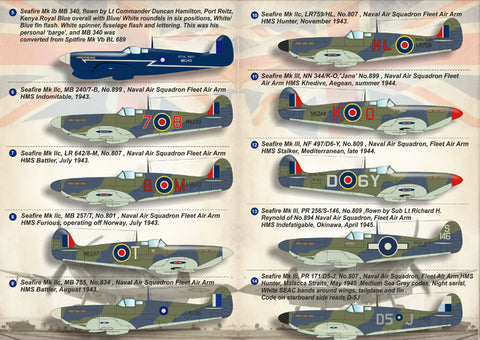 Print Scale 72-152 1/72 Supermarine Seafire