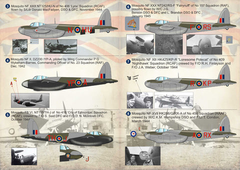 Print Scale 72-159 1/72 De Havilland Mosquito