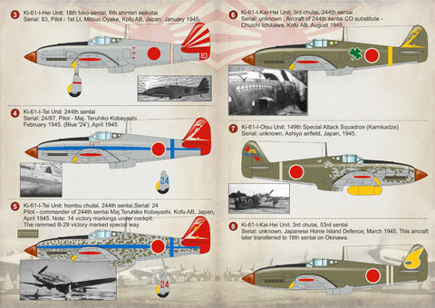 Print Scale 72-167 1/72 Kawasaki Ki-61 Hien