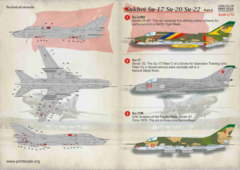 Print Scale 72-179 1/72 Sukhoi Su-17 Part 2