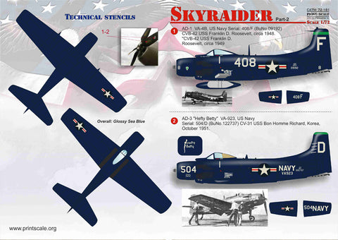 Print Scale 72-181 1/72 A-1 Skyraider Part 2